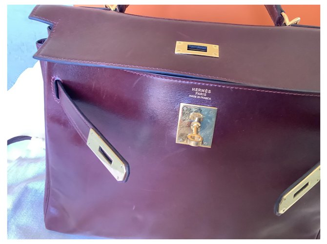 Hermès Kelly Burdeos - vista 8