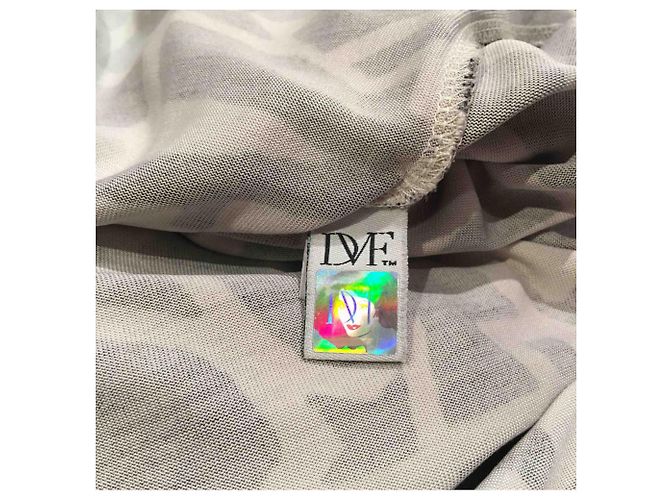 Diane Von Furstenberg Aggie Seidenkleid schwarz weiß - Ansicht 5