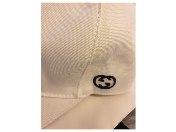 Berretto Gucci Bianco in Cotone - vista 2