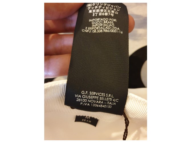 Berretto Gucci Bianco in Cotone - vista 4