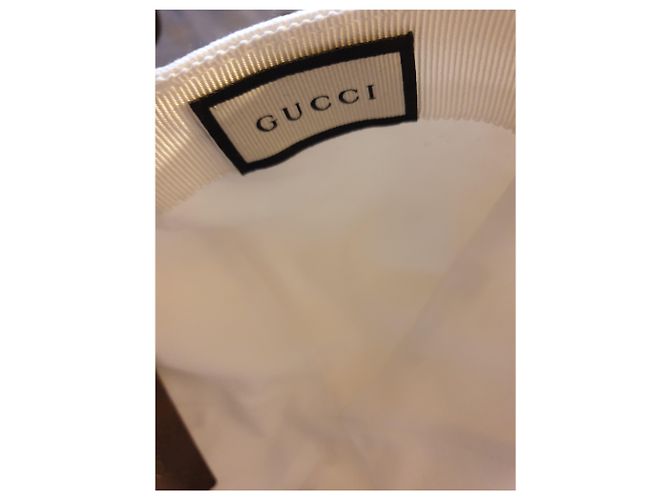 Berretto Gucci Bianco in Cotone - vista 5