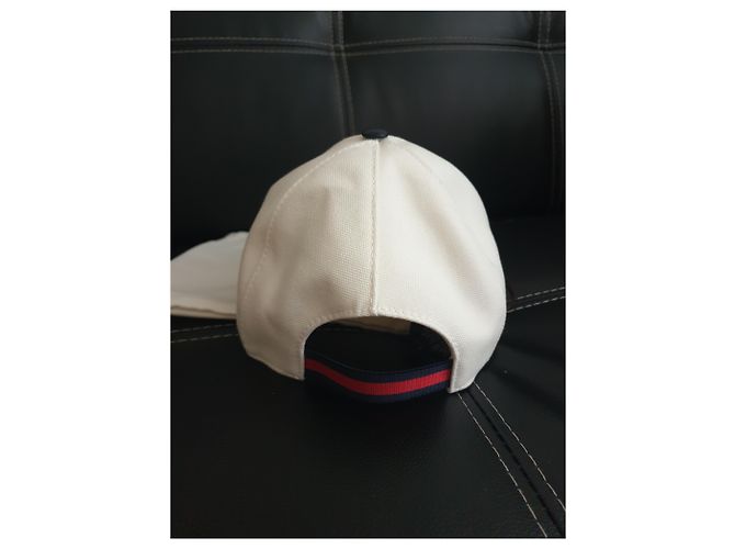 Berretto Gucci Bianco in Cotone - vista 6
