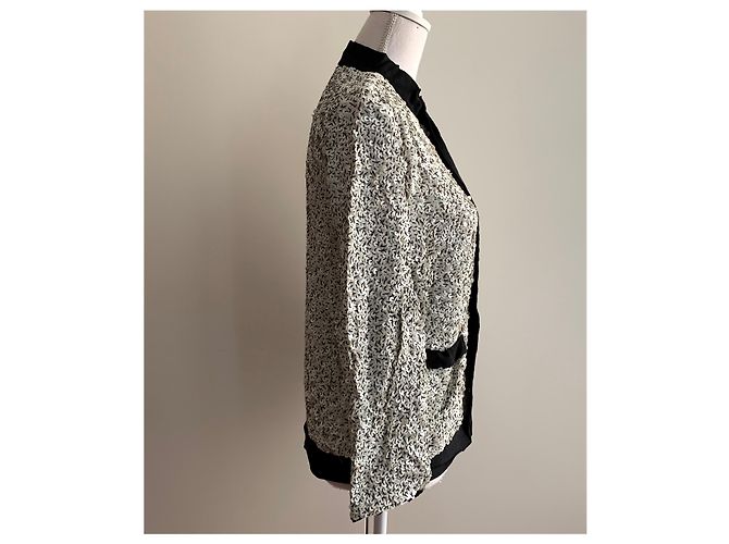 Lanvin Pailletes Blazerjacke Weiß - Ansicht 6