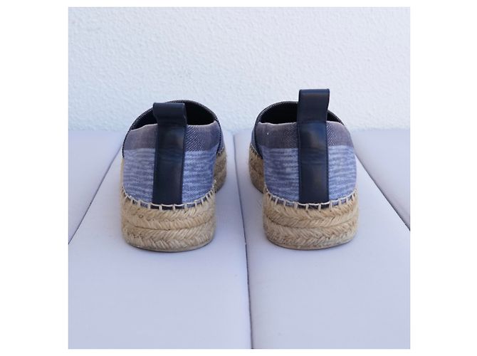 Louis Vuitton Espadrilles Blue Beige Navy blue - view 3