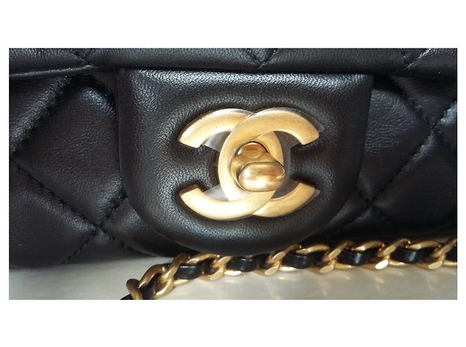 Timeless Chanel Senza tempo - Borsa con patta. Nero - vista 11