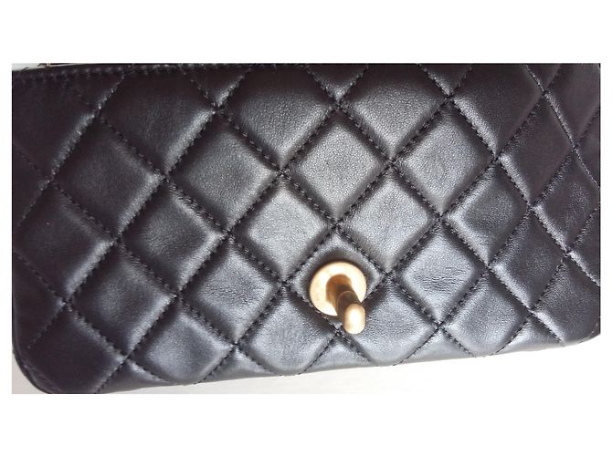 Timeless Chanel Senza tempo - Borsa con patta. Nero - vista 12