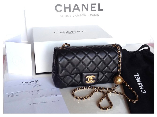 Timeless Chanel Senza tempo - Borsa con patta. Nero - vista 2