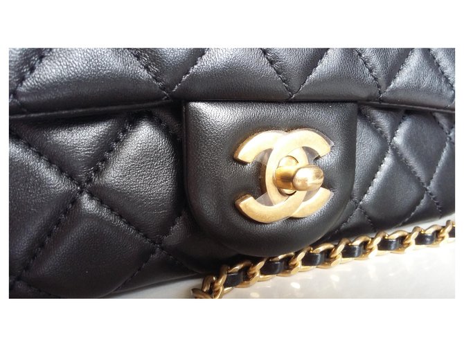 Timeless Chanel Senza tempo - Borsa con patta. Nero - vista 3