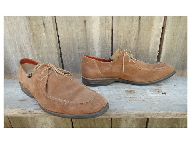 Derby Paraboot Caramello Scamosciati Taglia 45 - vista 3