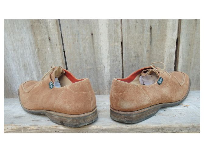 Derby Paraboot Caramello Scamosciati Taglia 45 - vista 6
