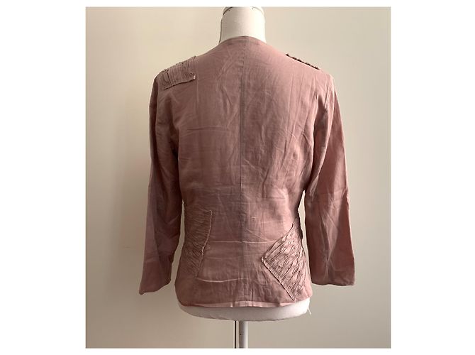 Prada Top in cotone rosa cipria - vista 10