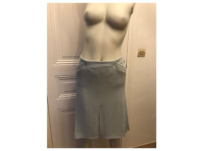 Falda plisada azul cielo Emporio Armani Azul claro - vue 2