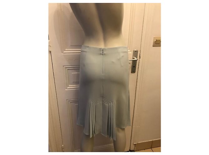 Falda plisada azul cielo Emporio Armani Azul claro - vue 3