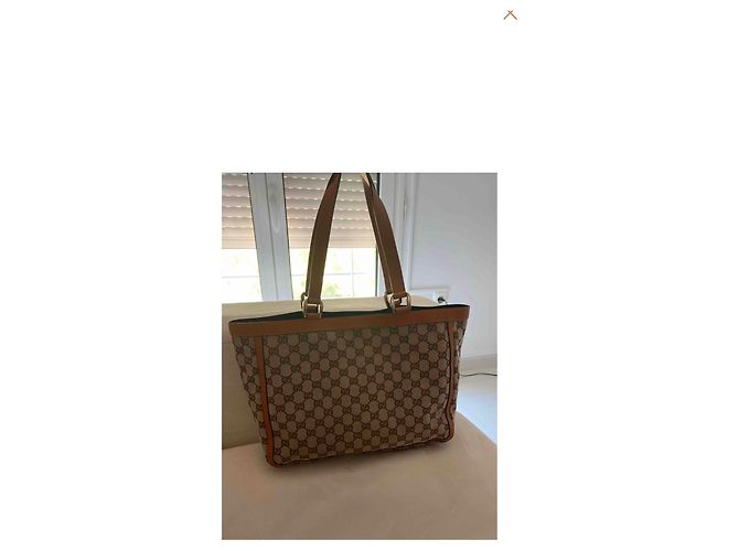 Gucci Abbey Tasche Einkaufstasche Karamell - Ansicht 2