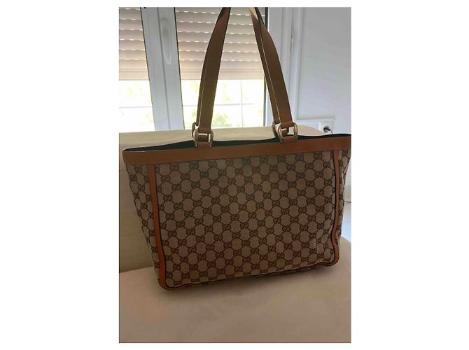 Gucci Abbey Tasche Einkaufstasche Karamell - Ansicht 3