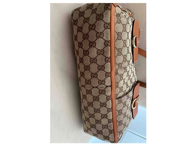 Gucci Abbey Tasche Einkaufstasche Karamell - Ansicht 5