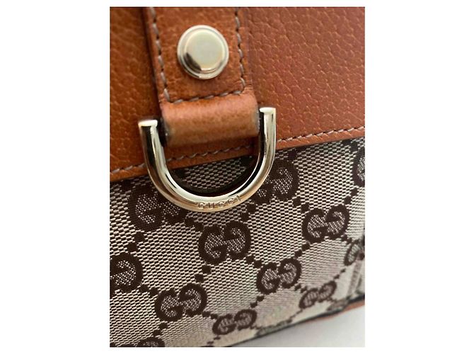 Gucci Abbey Tasche Einkaufstasche Karamell - Ansicht 9