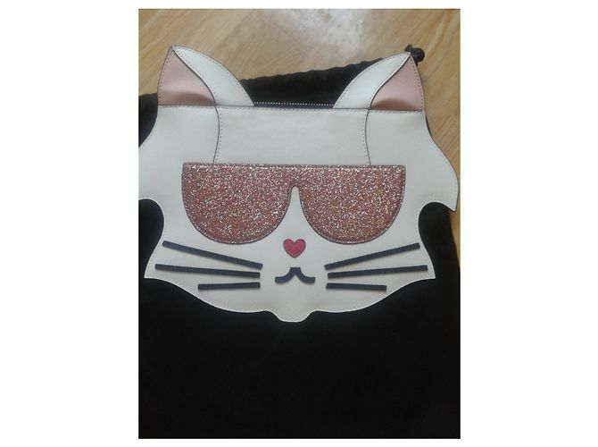 Pochette Choupette Karl Lagerfeld Bianca Bianco - vista 3