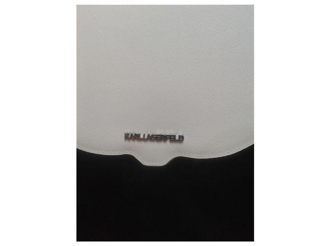 Pochette Choupette Karl Lagerfeld Bianca Bianco - vista 5