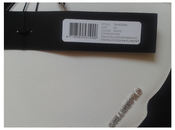 Pochette Choupette Karl Lagerfeld Bianca Bianco - vista 6
