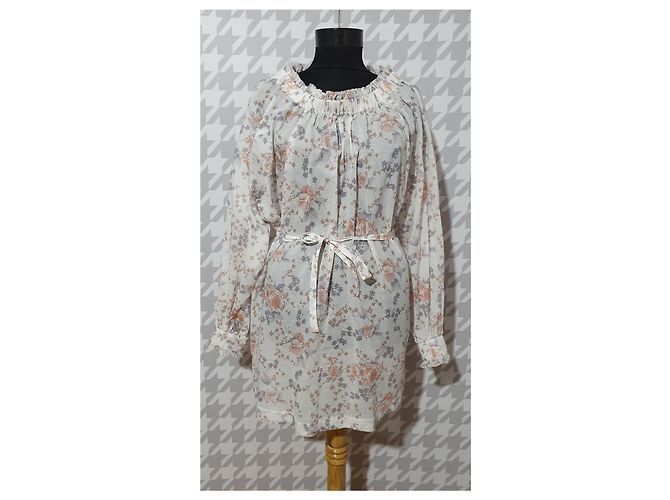 Mini vestido Maje Ragtime Rose de algodón Multicolor - vista 2