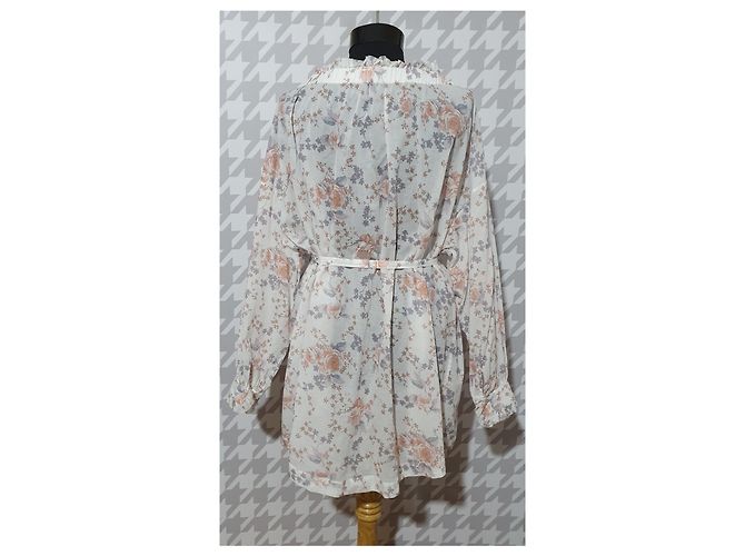 Mini vestido Maje Ragtime Rose de algodón Multicolor - vista 4