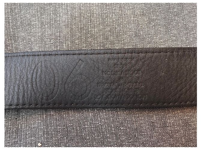 Louis Vuitton Takashi Murakami Monogramouflage Ledergürtel Khaki - Ansicht 5