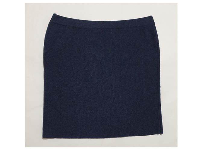 Autre Marque Cathrine Hammel Lammwollrock blau - Ansicht 2