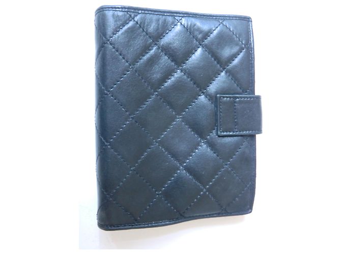 Chanel black leather diary - view 2