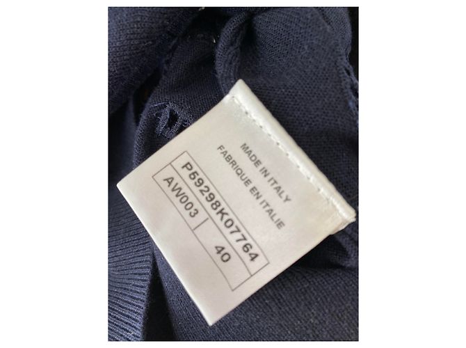 Jersey Chanel Azul - vista 3