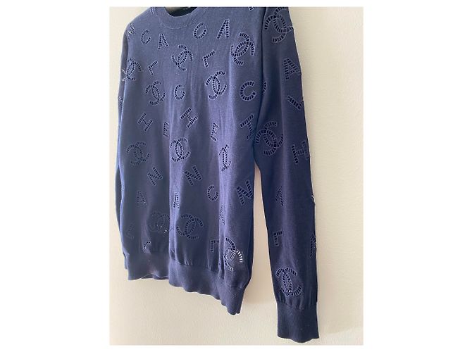 Jersey Chanel Azul - vista 4