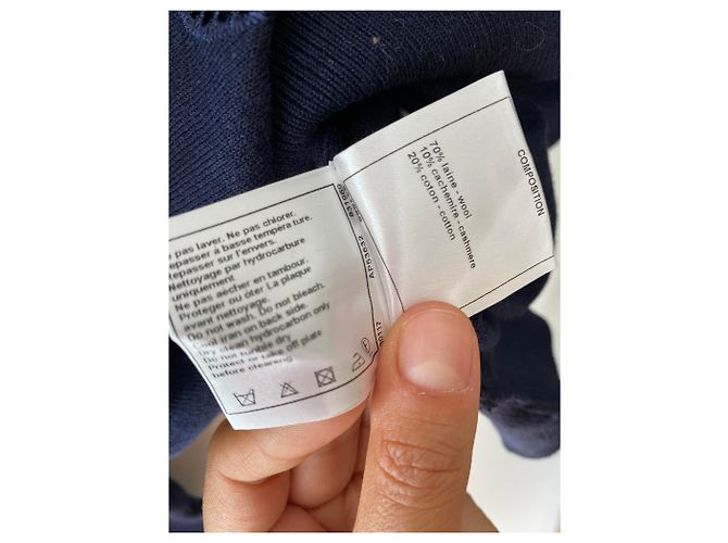 Jersey Chanel Azul - vista 5