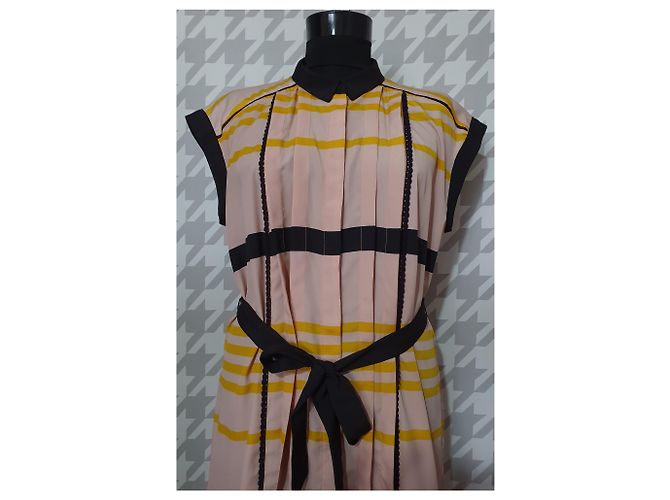 Vestido recto plisado Jason Wu x Target Rayas Blush Multicolor - vista 2