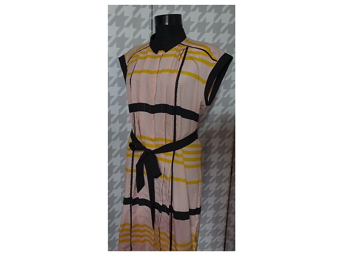 Vestido recto plisado Jason Wu x Target Rayas Blush Multicolor - vista 3