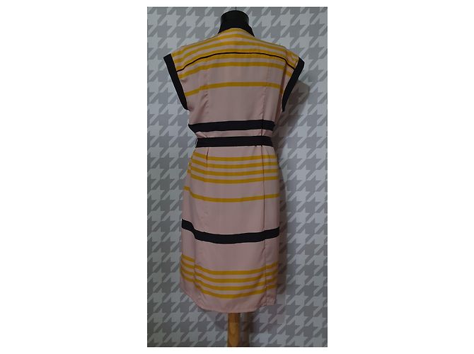 Vestido recto plisado Jason Wu x Target Rayas Blush Multicolor - vista 4