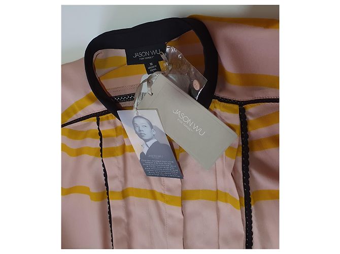 Vestido recto plisado Jason Wu x Target Rayas Blush Multicolor - vista 5