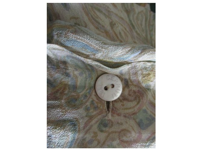 Cerruti 1881 Camicetta incrociata in seta, taille 36/38. Multicolore - vista 4
