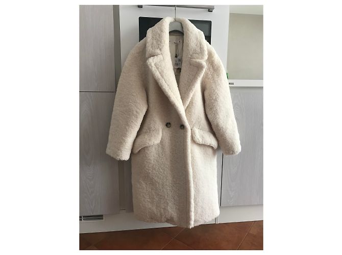 Mango Abrigo de peluche - vista 3