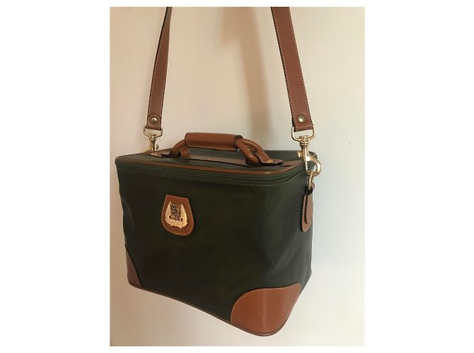 Beauty case Lancel in pelle verde oliva Verde scuro - vista 12