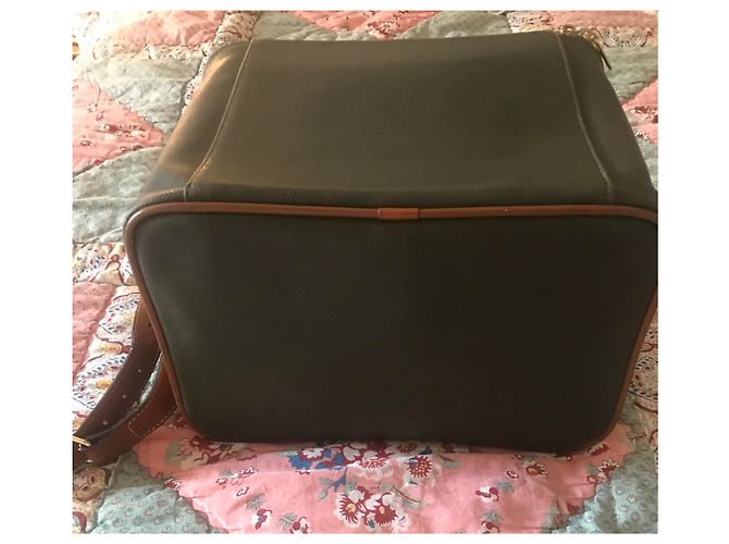 Beauty case Lancel in pelle verde oliva Verde scuro - vista 2