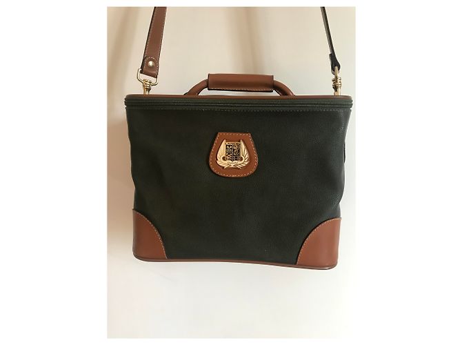 Beauty case Lancel in pelle verde oliva Verde scuro - vista 7