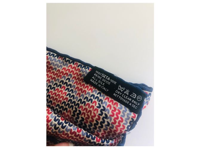 Bufanda Chanel de seda beige - vista 2
