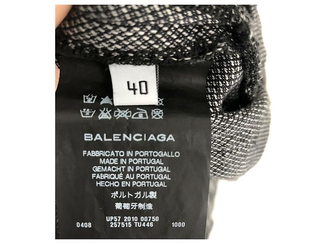 Pantalones Balenciaga Grises de Algodón y Lino - vista 3