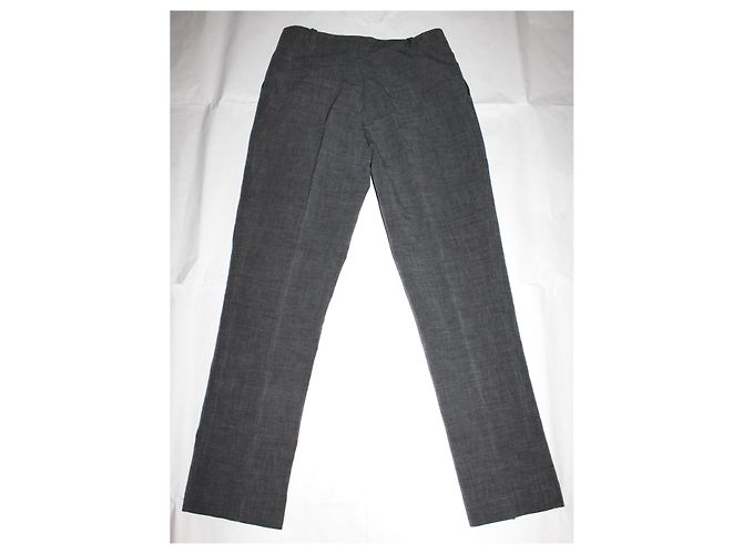 Aspesi Grey Tobillo Pantalones Gris - vista 3