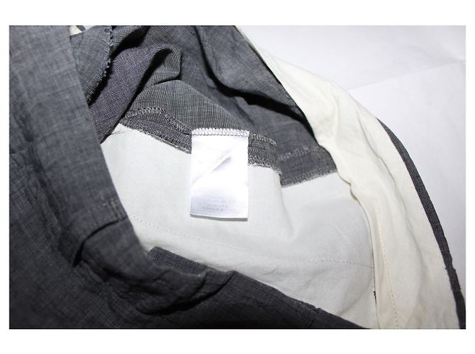Aspesi Grey Tobillo Pantalones Gris - vista 5