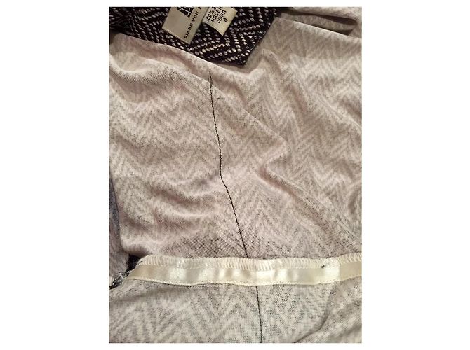 Diane Von Furstenberg DvF seltenes Vintage Seidenwickelkleid Schwarz Weiß - Ansicht 5