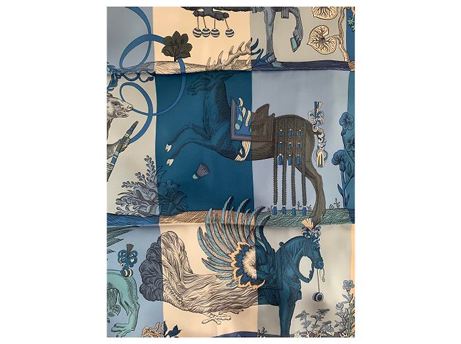 Hermès Della cavalleria favoulosa Blu - vista 3