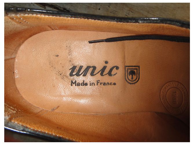 derby verniciati Unic Joseph Fenestrier p 40 Nero - vista 2