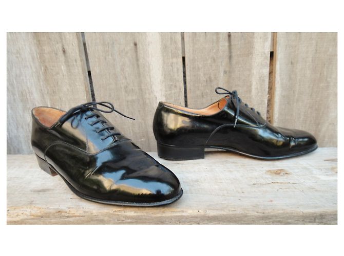 derby verniciati Unic Joseph Fenestrier p 40 Nero - vista 4