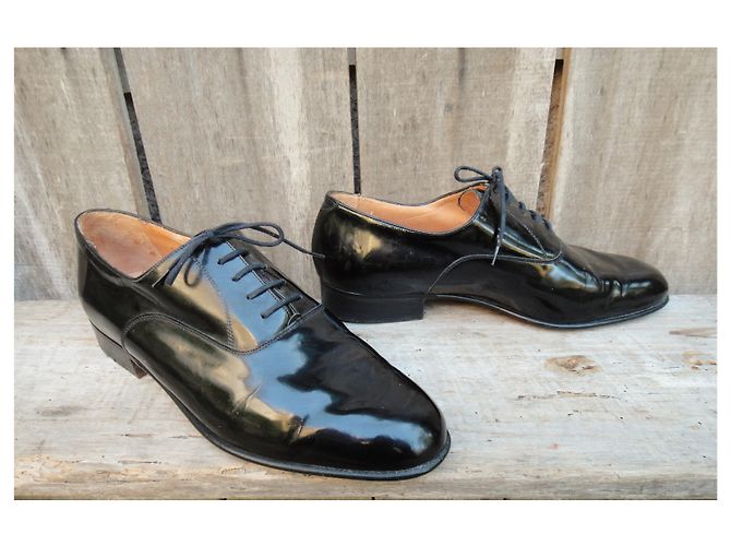 derby verniciati Unic Joseph Fenestrier p 40 Nero - vista 5